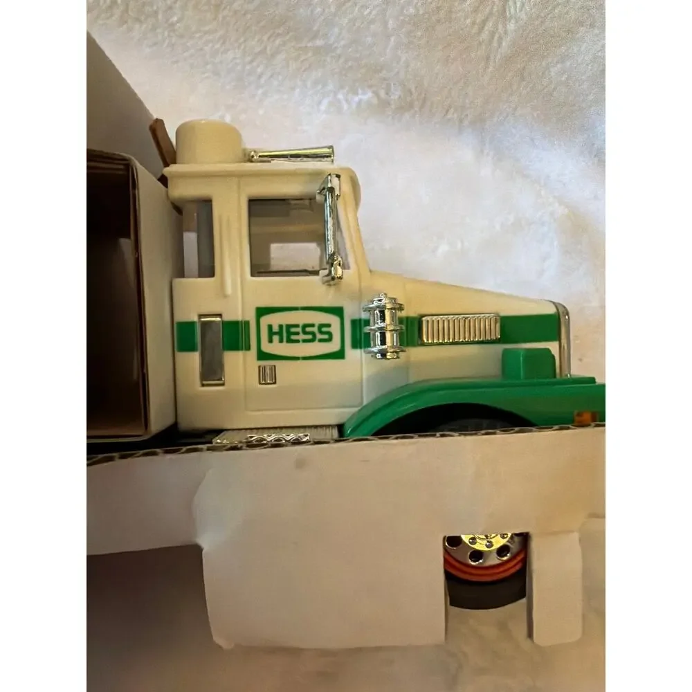 Vintage 1988 Hess Toy Truck & Racer Gasoline Transport Original Box NIB